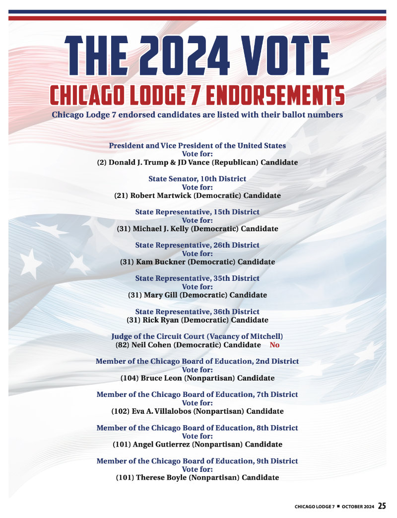 Endorsements 24 primary